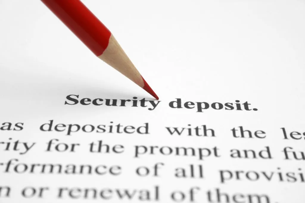 Returning a Security Deposit