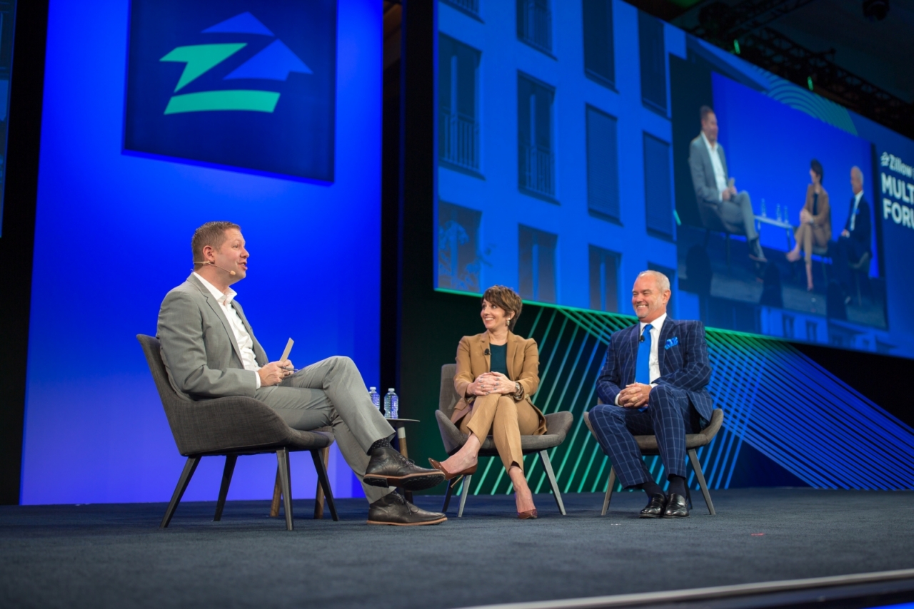 Dan Spaulding, Zillow Group CPO, leading a panel on retaining top talent..