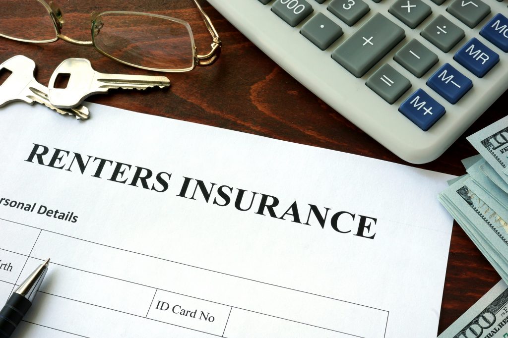 A renters insurance form for landlords who require renters insurance.