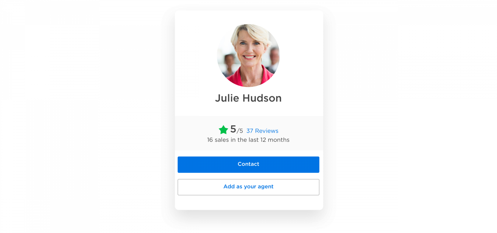 contact Zillow agent