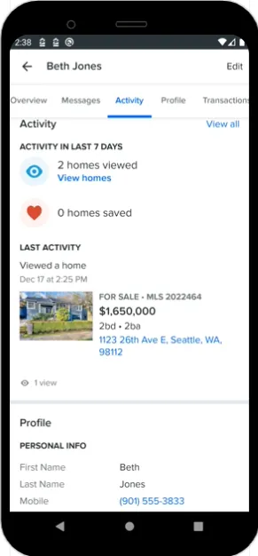 image of premier agent app