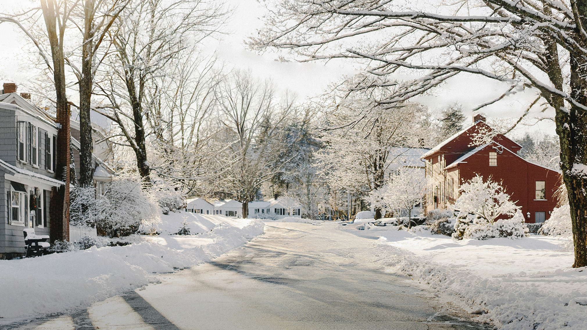 homes in winter
