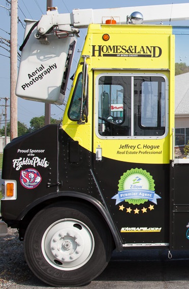 Real Estate Marketing — With a Bucket Truck!