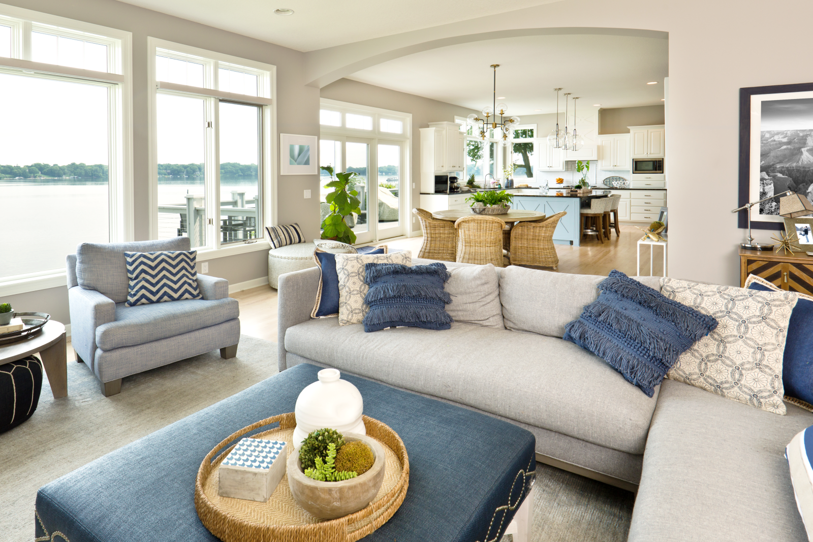 Photo of a staged living area.