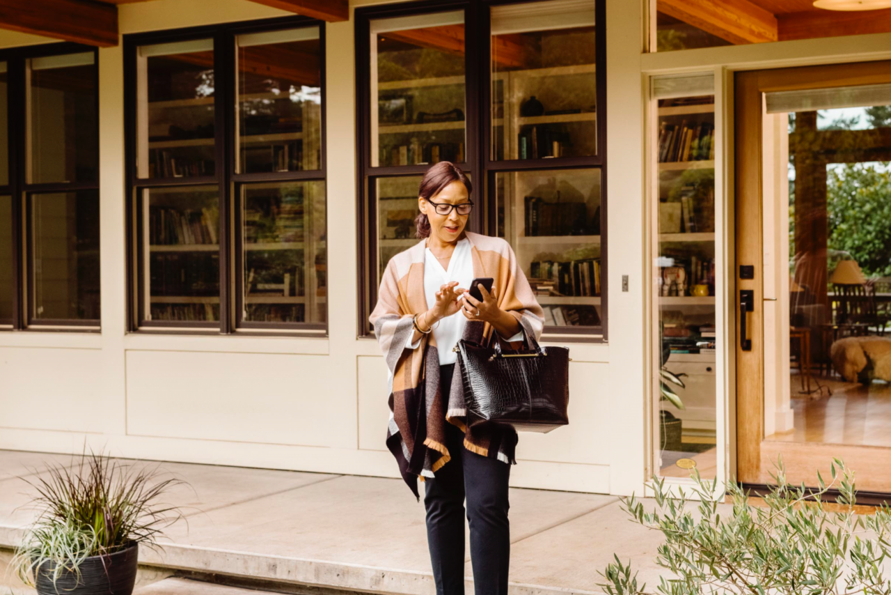 A marketing manager for new construction creating a virtual home tour.