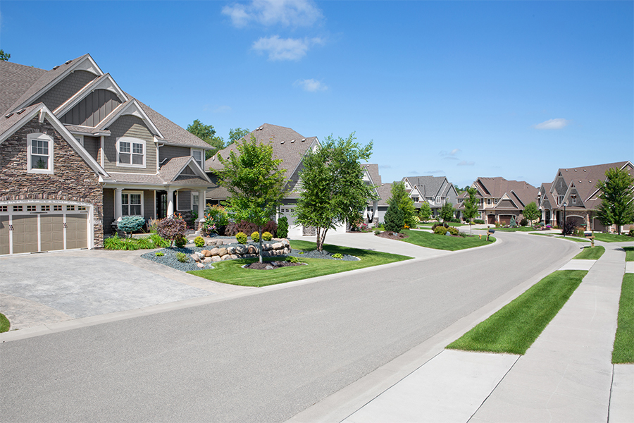 Image of new construction homes