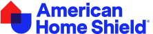 Red and blue American Home shield logo