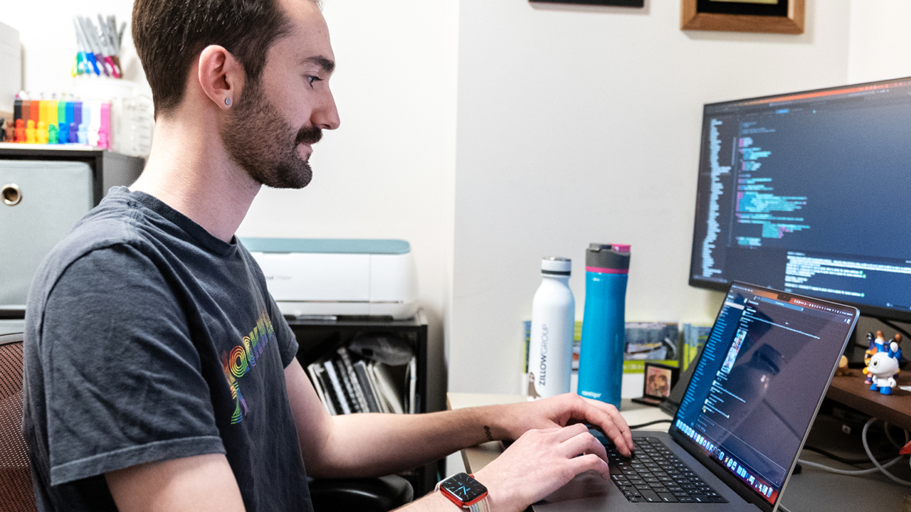 person working in Cloud HQ