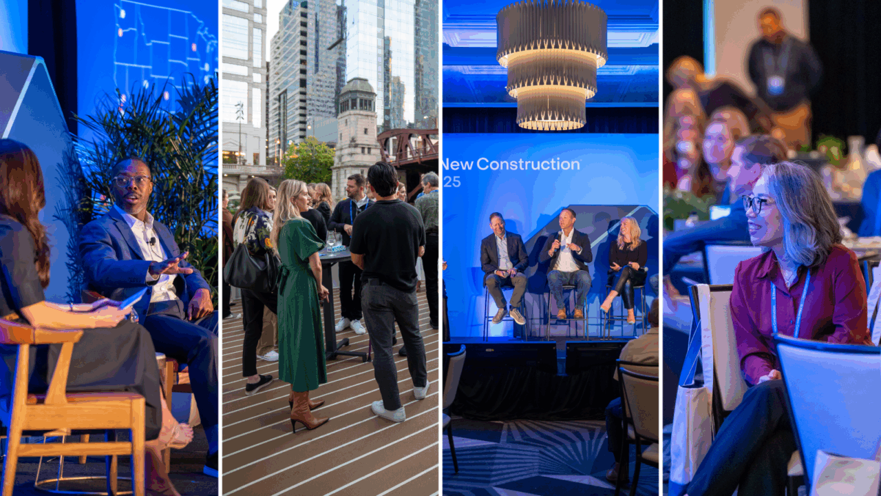 collage from Zillow's New Construction Forum 2025