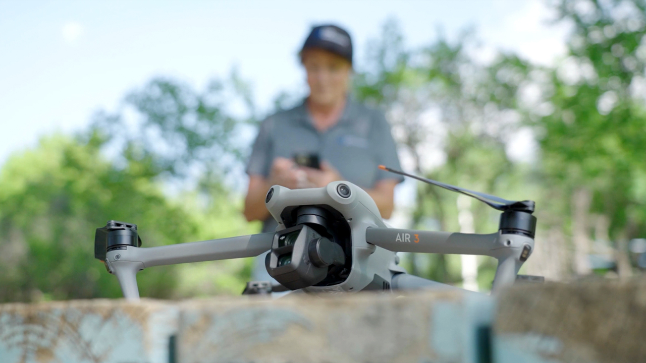Zillow photographer flying a drone