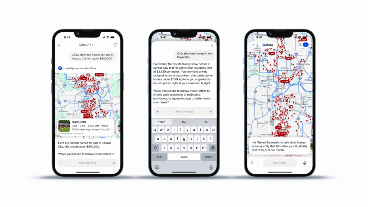 Zillow App in ChatGPT