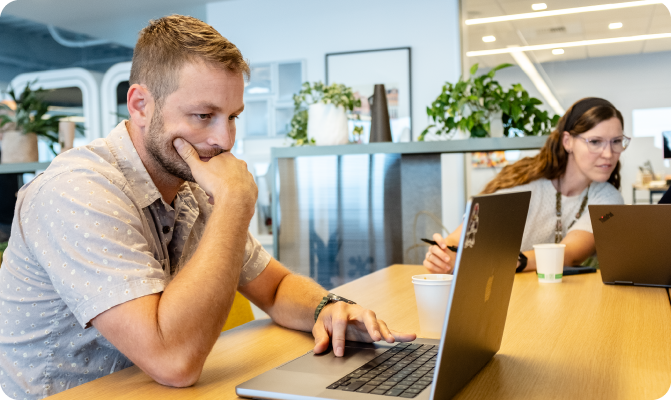 zillow employees on computer