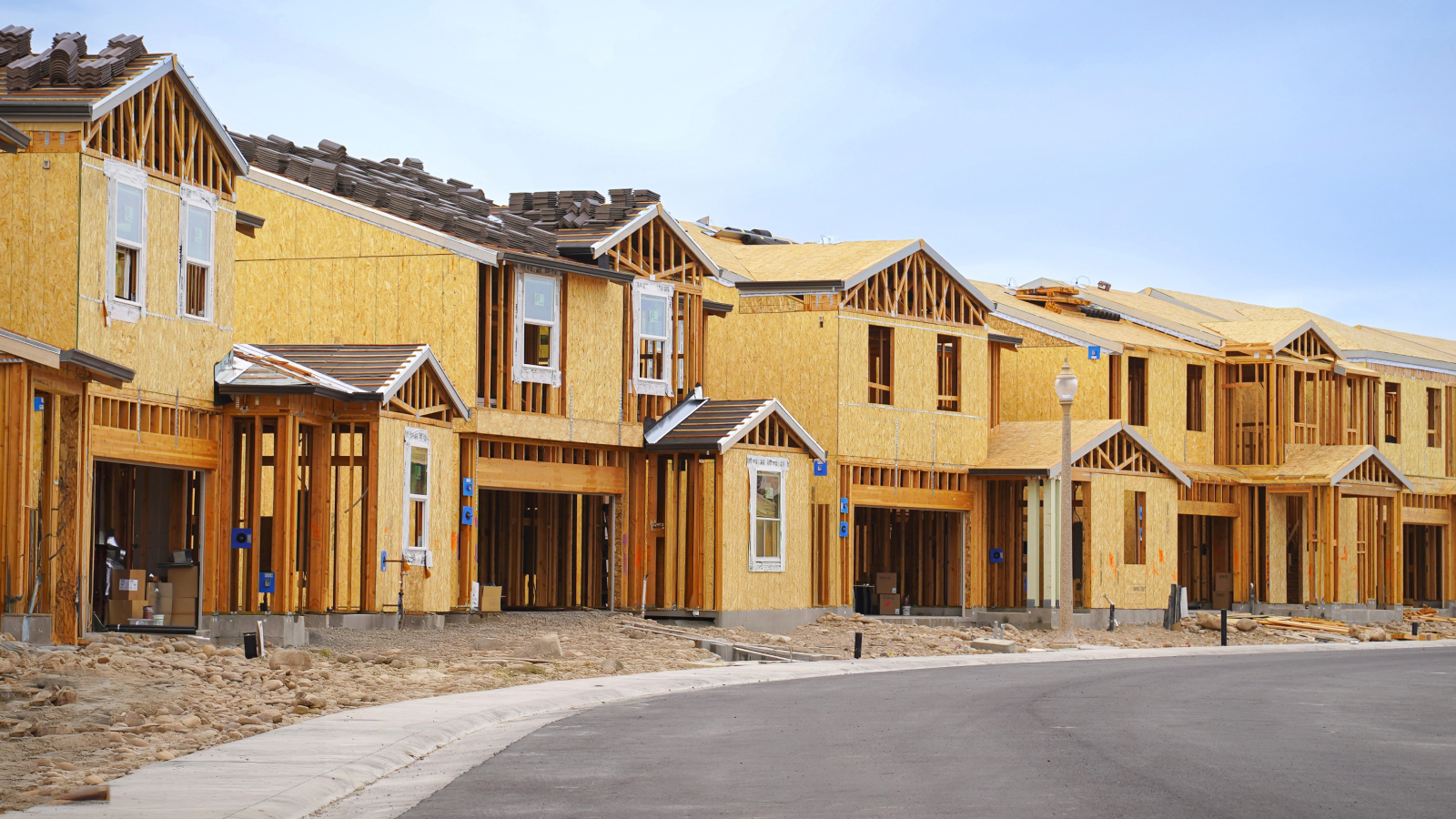 homes under construction