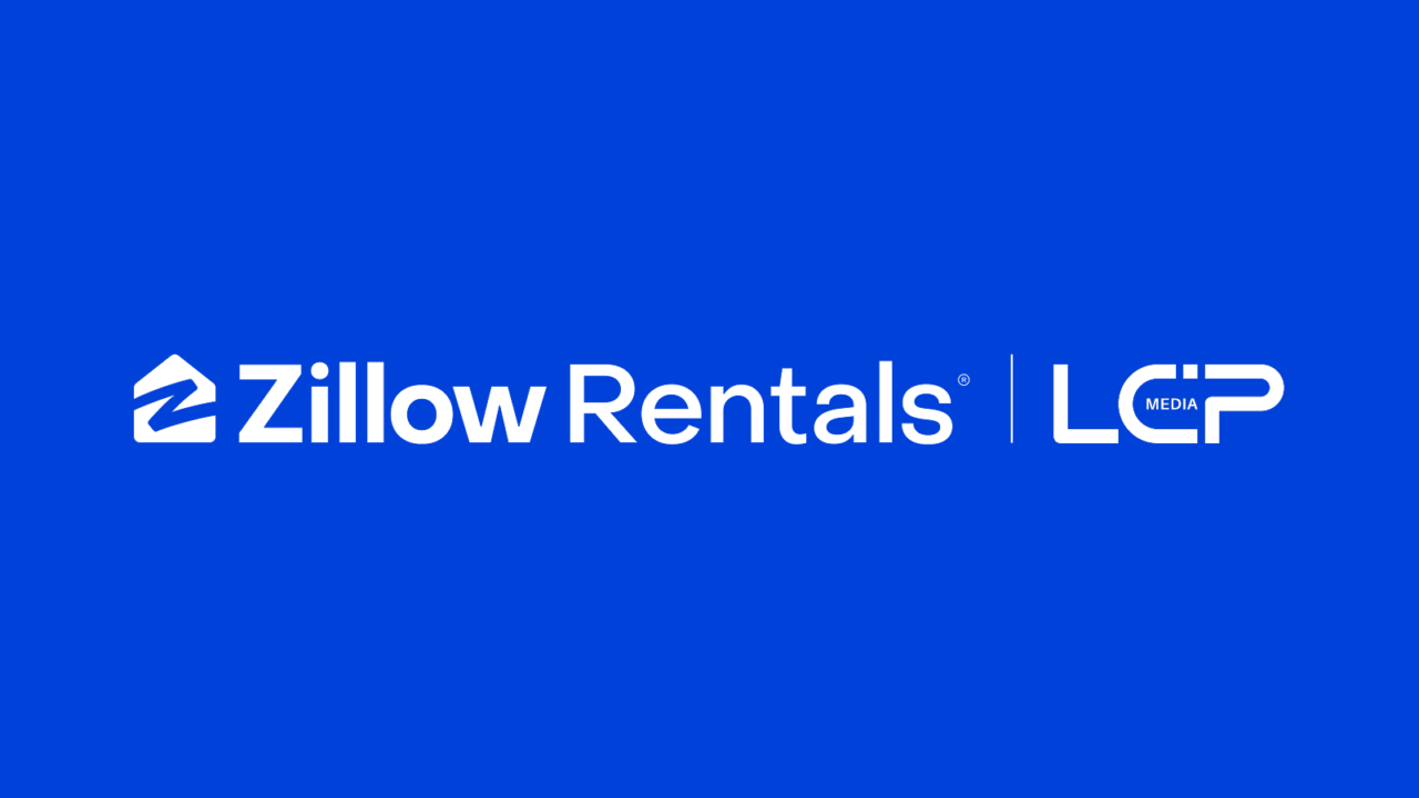 Zillow Rentals and Yardi LCP Media logos