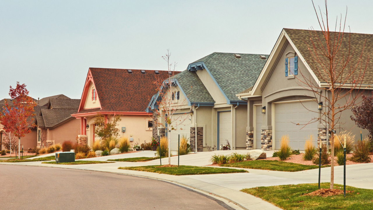 street with houses