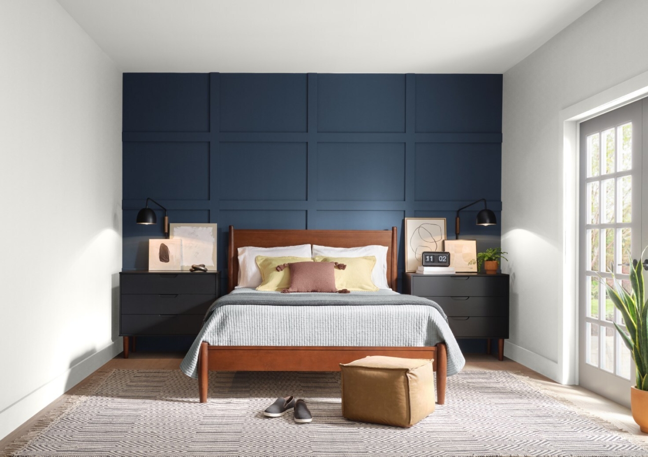 Naval Bedroom Image courtesy of Sherwin-Williams