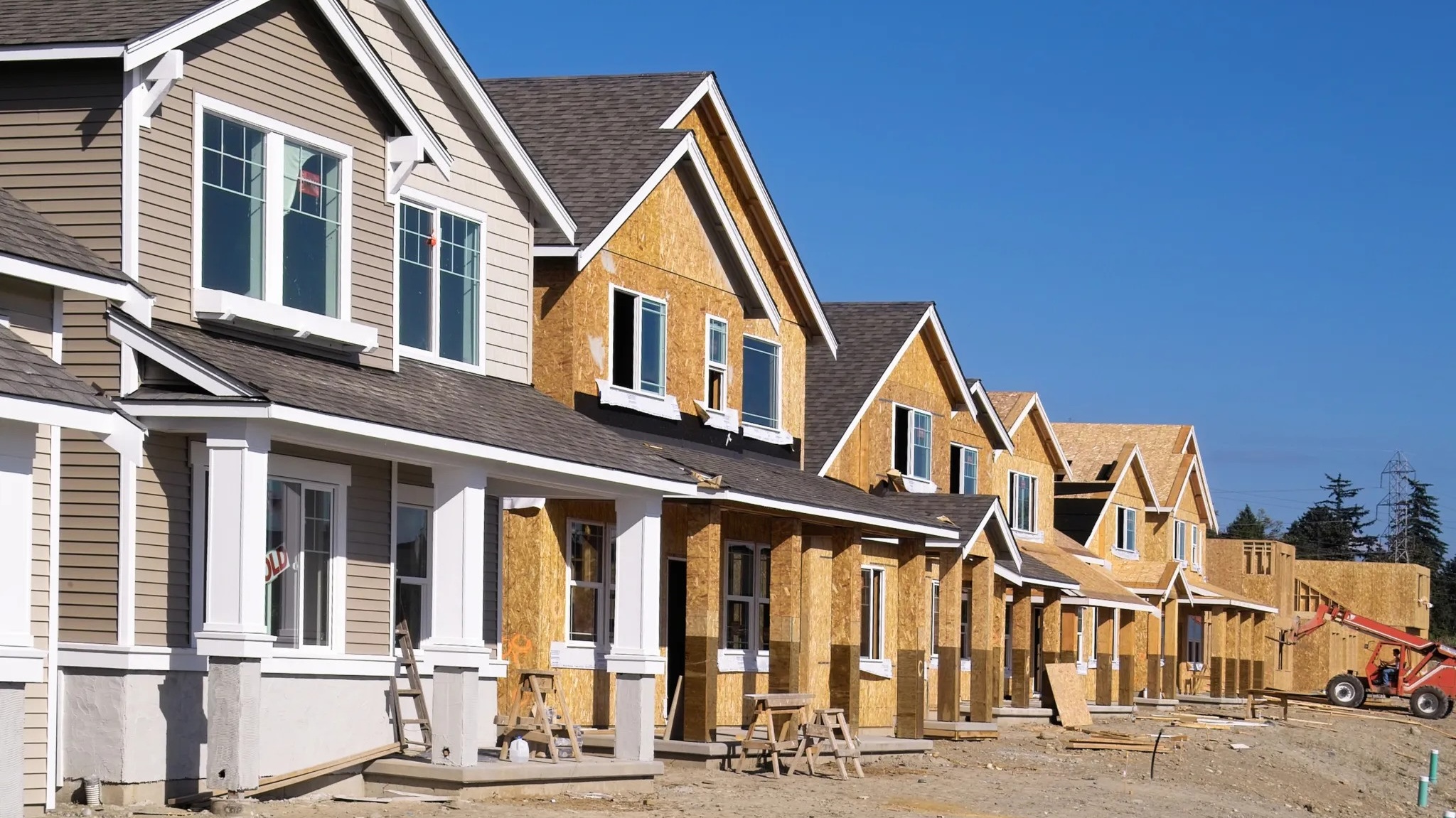 homes under construction