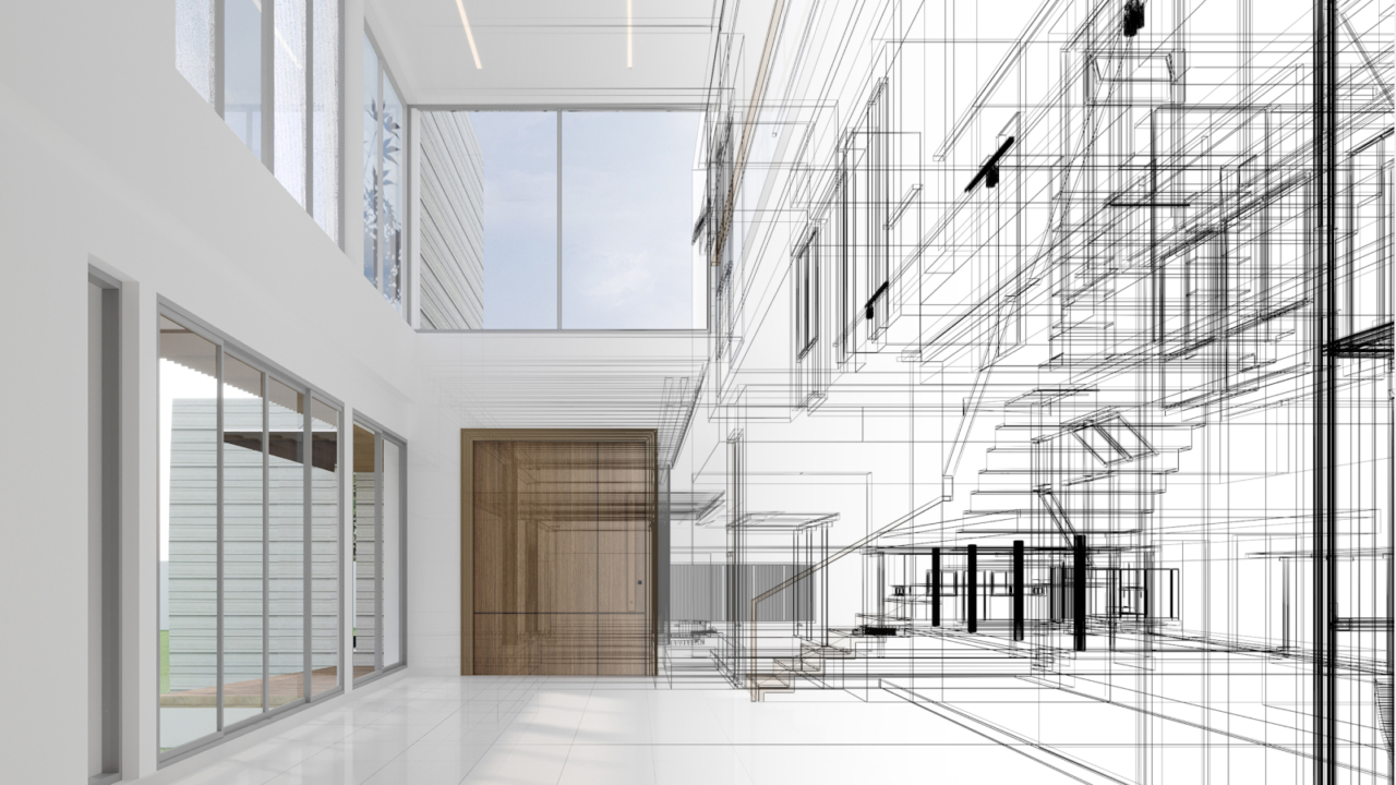 3D home modeling concept