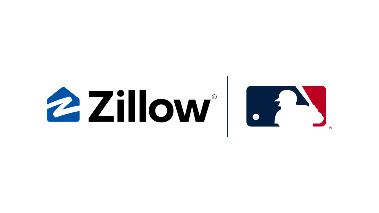 zillow and mlb logos