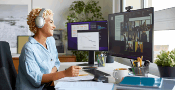 Person working in Cloud HQ