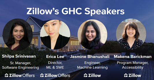 Zillow tech leaders share five stellar career tips at Grace Hopper